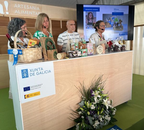 Imaxe, presentación Artesanía Alimentaria. Mercado de Coristanco